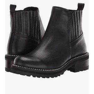 NWOB Steve Madden Gibson Womens Leather Black Chelsea Boot 7.5
